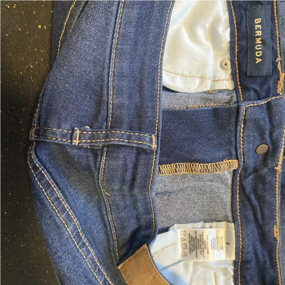 Aeropostale Sz. 8 Women’s Jean Bermuda Shorts zipper Button Closure Nice Cond - Picture 8 of 10